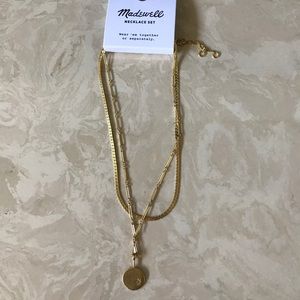 Brand new Madewell necklace set